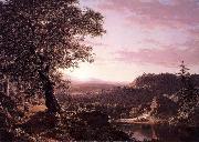 Frederic Edwin Church July Sunset oil